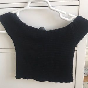 Brandy Melville black crop top